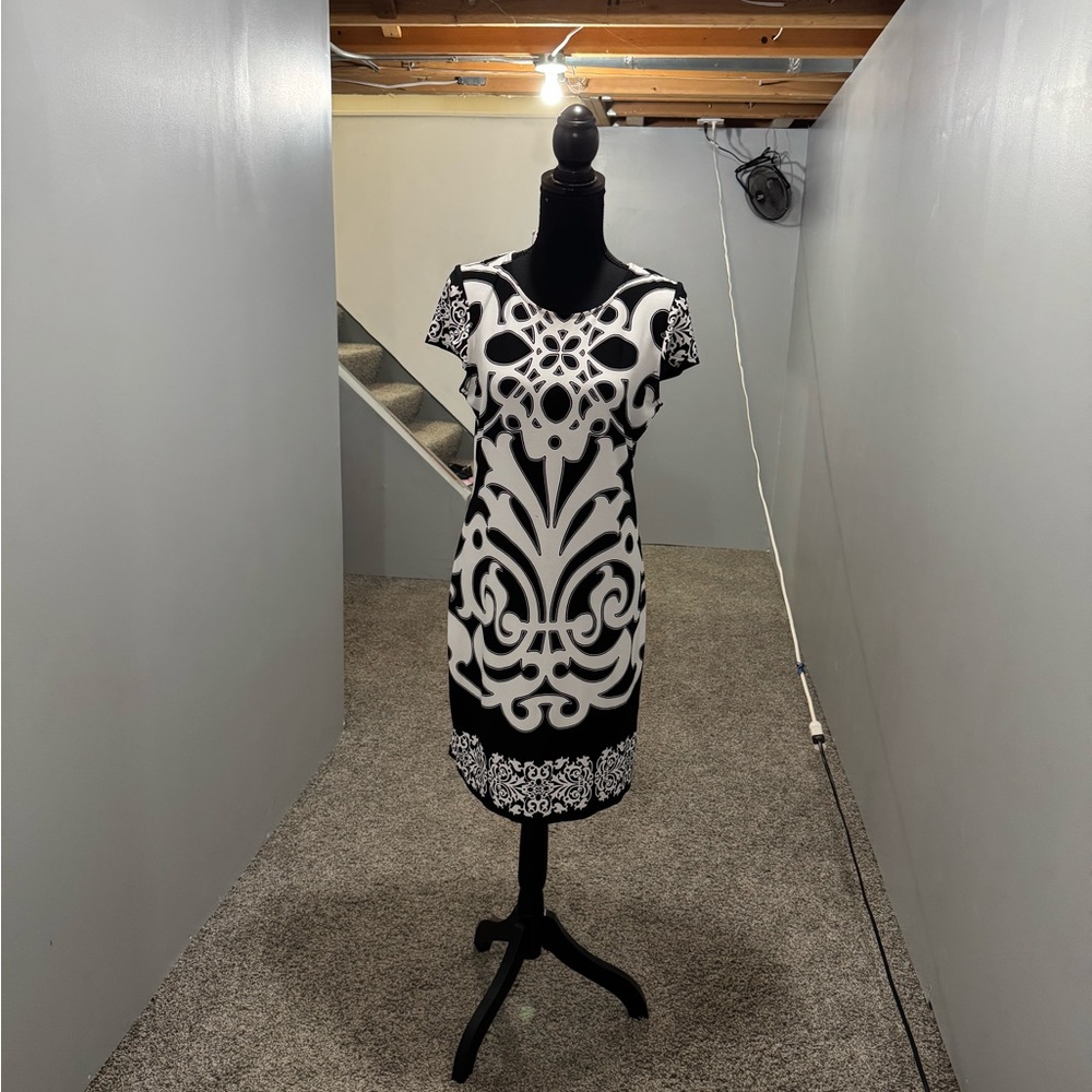 Black and white dress - L